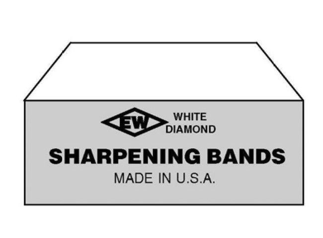 1452 E-W White Diamond Sharpening Band - Fine Grain, Pack of 100 - Image 1