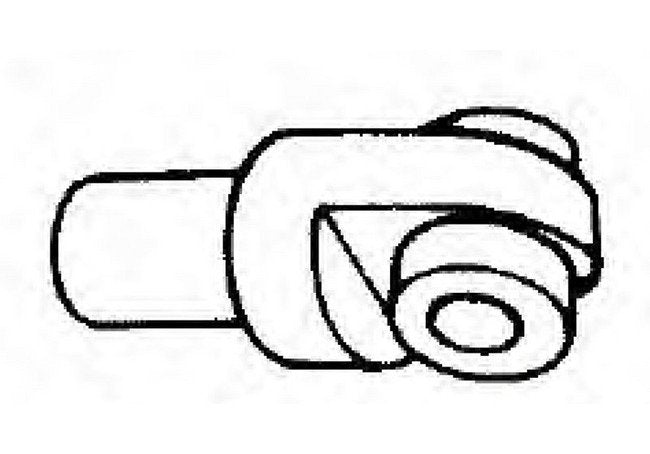 Diamond Needle Corp. 323-860-214 Eyelet for Panel Flanger Machines - Image 1