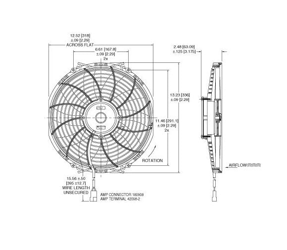 High Performance 12" Electric Cooling Fan - Image 2