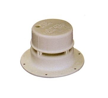 Styrene Plumbing Stack for 1-2" Vent Pipe - Rust-Proof White Finish - Image 1