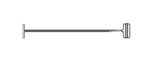 D10670 Paddle Fastener | Diamond Needle Corp. | 2 in | Polypropylene - Image 1