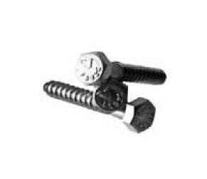 Carbon Plain Hex Lag Screw, 3/8"-7x2 1/2" - Image 1