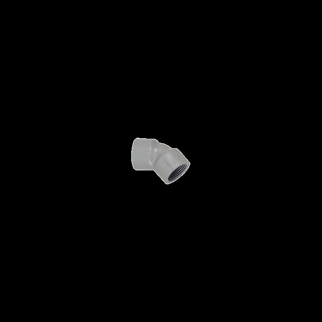 Polypropylene 45 Degree Threaded Elbow for BX650 & BX1200 - Image 1