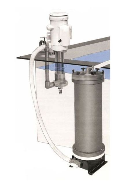 Sethco CPVC Vertical Pump & Filter Chamber - 300-6000 GPH - Image 1