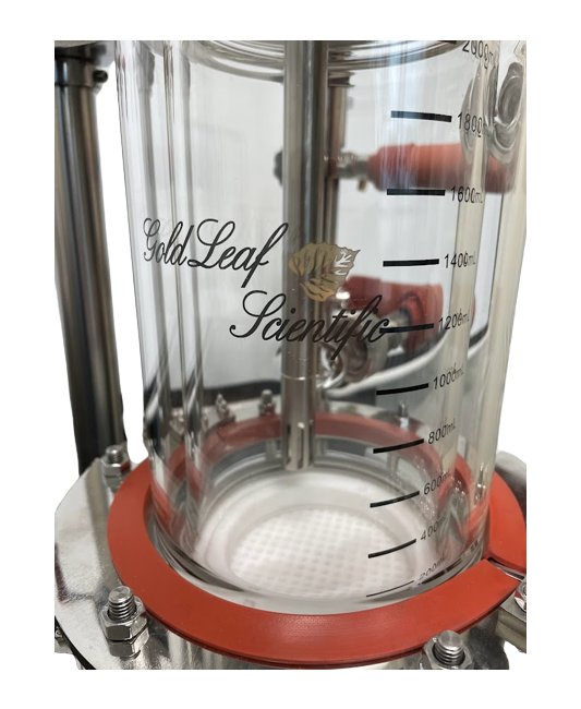 500 Milliliter (mL) Capacity Single Jacket Benchtop Filter Reactor - Image 7