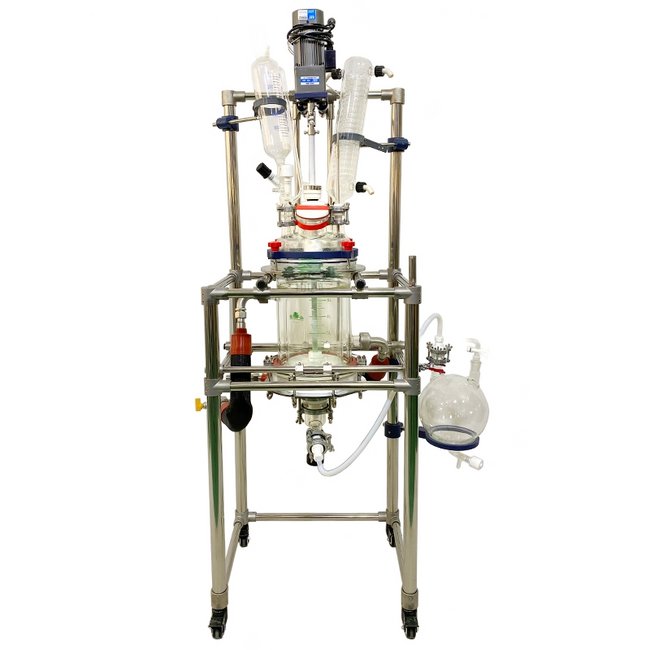 50 Liter (L) Capacity Double Jacketed Pilot Scale Filter Reactor - Image 1