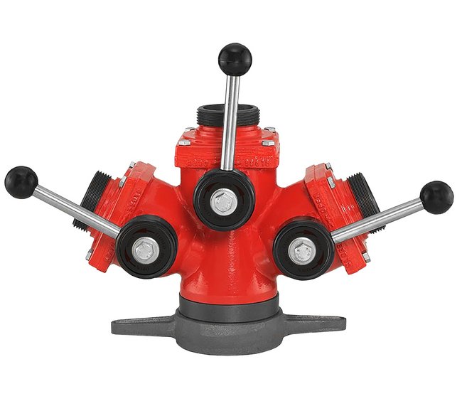 Seal Fast 3 Way Hydrant Wyes with Self Locking Handle - Image 1
