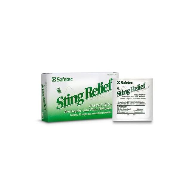 Mini Sting Relief Wipes - Pack of 10 - Image 1