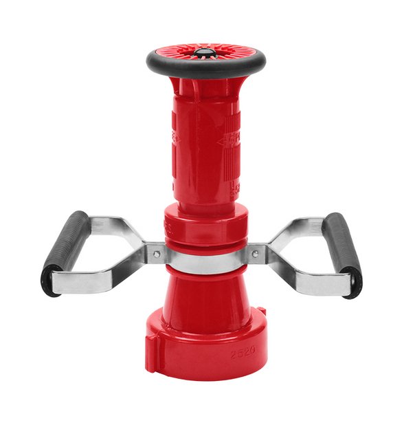 Seal Fast 2 1/2 Inch NST Polycarbonate Industrial Fog Nozzle with Two Handles - Image 1