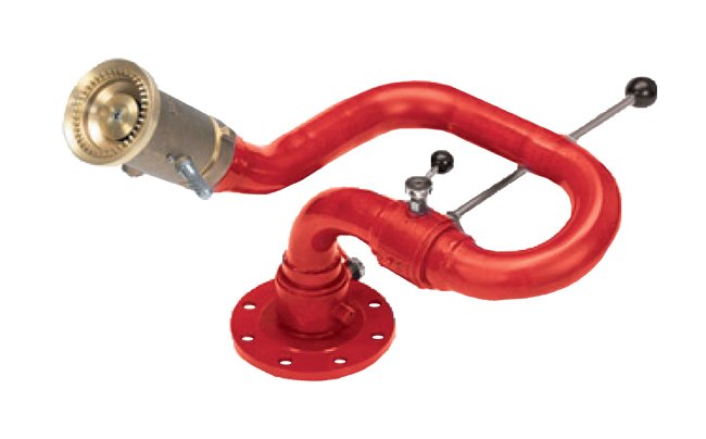 Fire Protection Single Waterway Monitor - Brass Tube Construction - Image 1