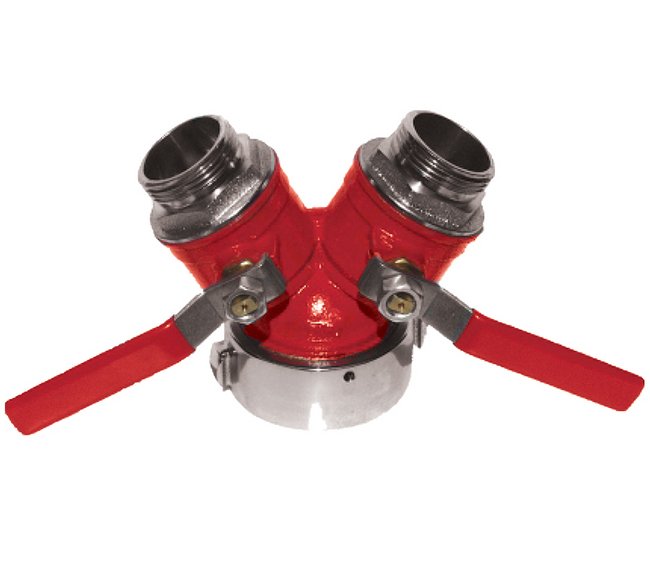 Seal Fast Brass Fire Protection Leader Line Siamese Wye - Image 1
