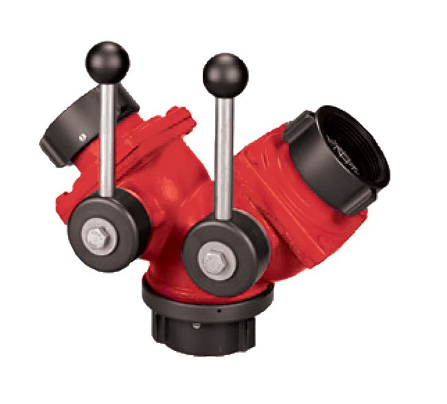 Seal Fast Siamese Suction Wyes - 2 1/2 in. Female NST Swivel Inlets - Image 1