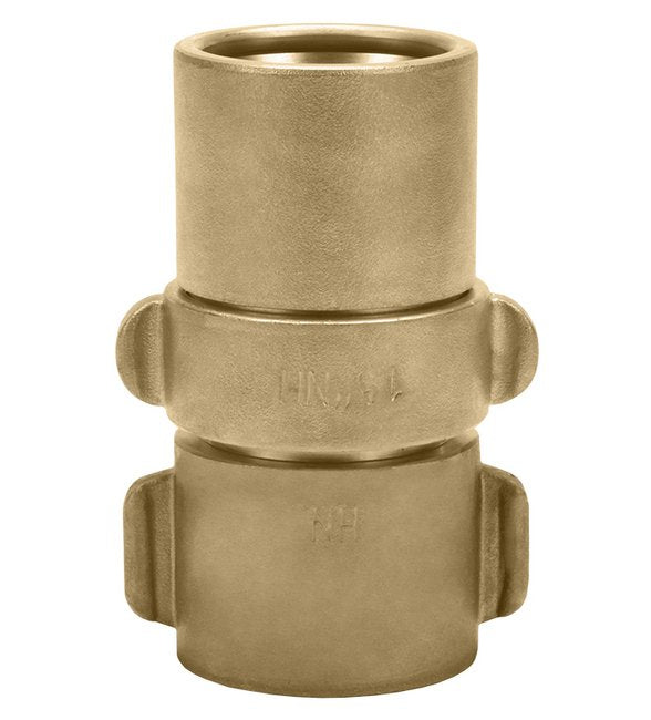 Seal Fast Brass Single Jacket Rocker Lug Coupling 2.5" NPSH x 2.81" - Image 1