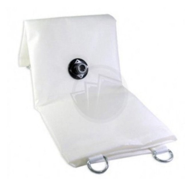 Fire Resistant Drain Tarps - Flame Retardant Vinyl Water Protection - Image 1