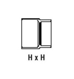 PVC DWV Spigot Adapter 4x4 - Image 1