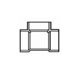 12-inch PVC Schedule 80 Vent Tee - Slip Fitting - Image 1