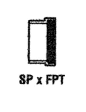 6-Inch PVC DWV Fitting Cleanout Adapter SP x FPT - Image 1