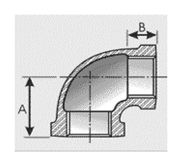 3-Inch Brass 90 Elbows - Image 1