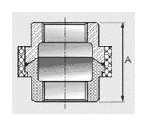Brass Union Fitting, 1 1/4 inches - Image 1