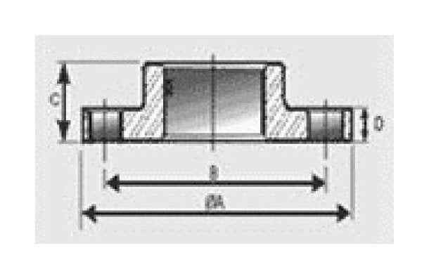 Brass Companion Flanges, 3/4 Inches - Image 1