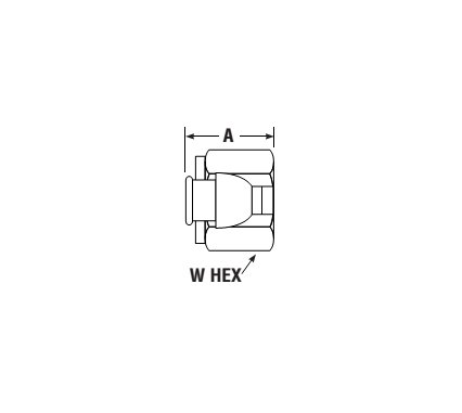 Parker CPI/A-LOK Plug for Fractional Tube, 5/16 in Tube O.D. - Image 2