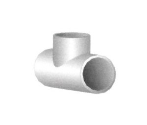 6-inch Schedule 80 CPVC Tee Fitting - Image 1