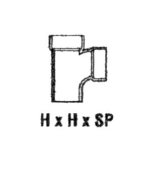 LASCO Street Sanitary Tee - 4 inches, Box of 10 - Image 1