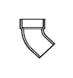 10-Inch 45-Degree PVC Slip x SPG Fitting - Image 1