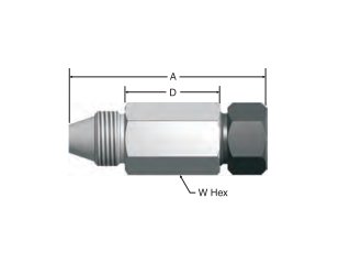 MPI X44HBMP7 Male Connector - Medium Pressure Fitting - Image 2