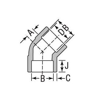 45-Degree Elbows for Forged Steel Fittings Class 3000, NPS 1 1/4 - Image 2