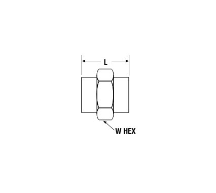 Parker CPI™/A-LOK® Hose Connector Sleeve for Fractional Tube - Image 2