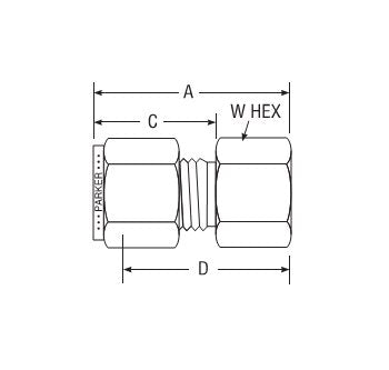 Parker CPI™/A-LOK® NPT Female Connector for Fractional Tube - Image 2
