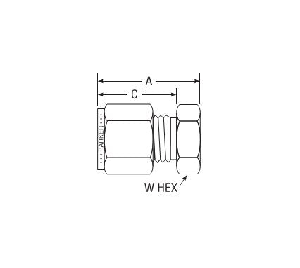 Parker CPI™/A-LOK® Tube Fitting Cap for 1 1/4" Tube OD - Image 2