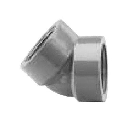 CPVC 45-Degree Elbow Fitting - 1 1/2 Inch, Schedule 80 - Image 1