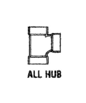 All Hub 6-inch PVC DWV Sanitary Tee - Image 1