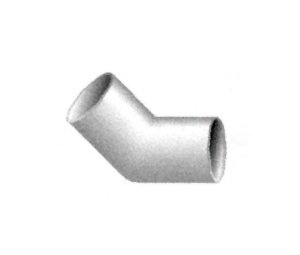 Schedule 80 PVC 45 Degree Ell Fitting, 6 inches - Image 1