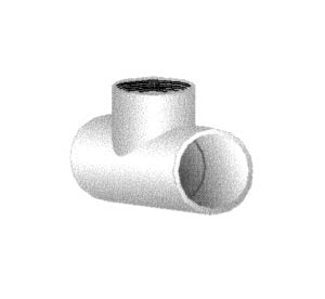Schedule 40 PVC Tee - 4 Inches - Image 1
