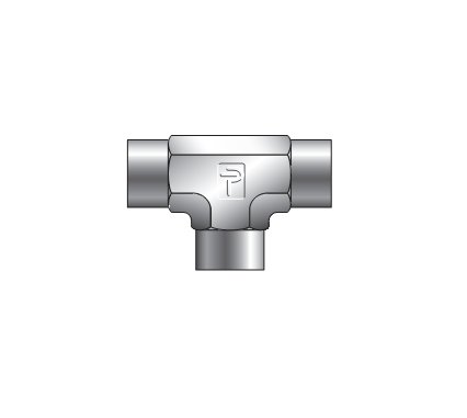 Socket Weld Tee Fitting - Triple Ported Connection - Image 1