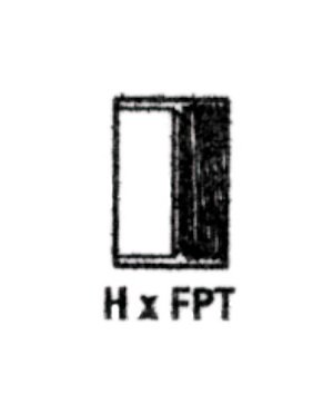 6-inch PVC DWV Female Adapter - Image 1