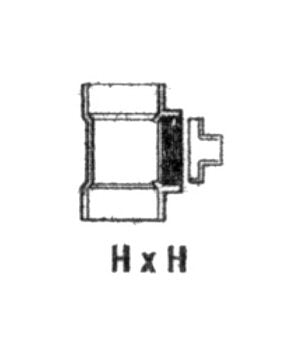 Schedule 80 PVC Cleanout Tee with C.O. Plug, 4 inches - Image 1