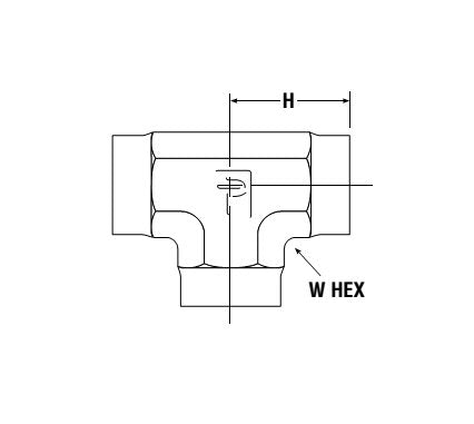 Parker Female Tee FT Instrumentation Pipe Fitting - Image 2