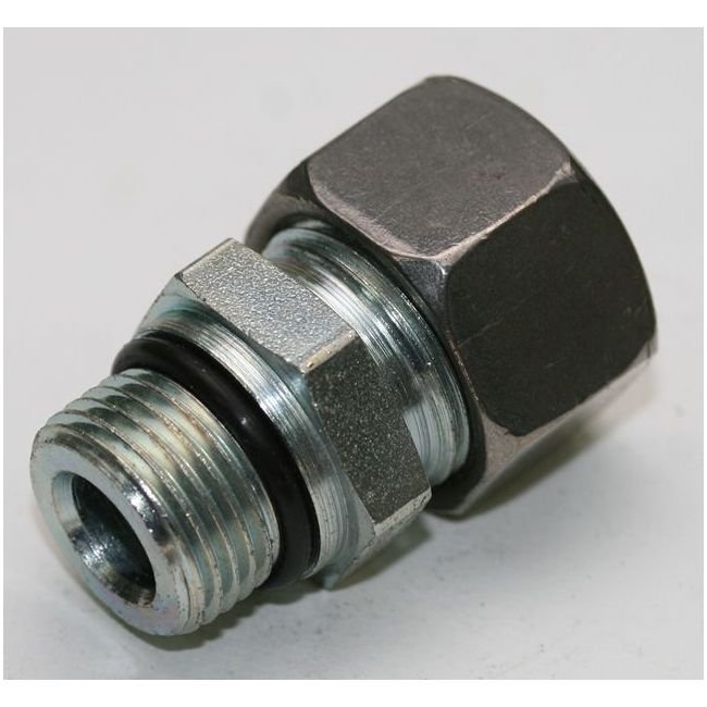 Stainless Steel Male Stud Coupling with O-Ring Thread UNF/UN-2A - Image 3