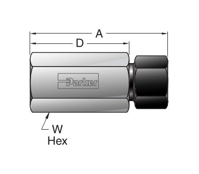 Parker Hannifin MPI™ Cap - Size 1/4 - Image 2