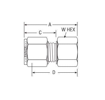 Parker CPI/A-LOK NPT Female Connector for Metric Tube - Image 2