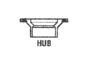 KO PC Hub 4x3 PVC DWV Closet Flange - Image 1