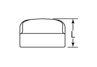 Malleable Iron Cap 2 1/2 NPS Class 300 - Image 2