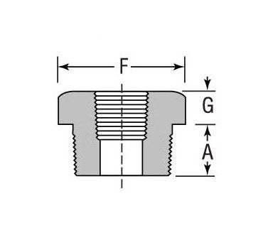 Hex Head Bushings - 1/2" NPS - Image 2