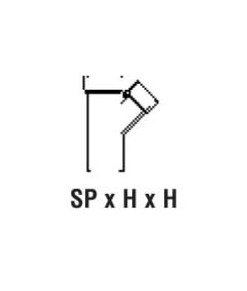 Red PVC Street Wye Fitting, 3x3x1.5 inches - Image 1