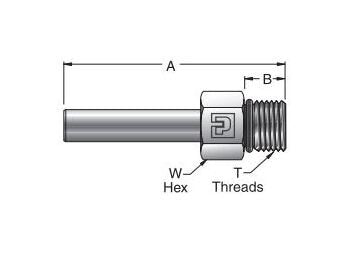 MPI™ Tube Stub to Male SAE O-ring Fitting | T7HOA - Image 2