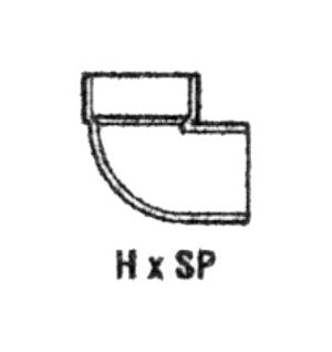 Vent ELL PVC DWV Fitting - 1 1/2 inches - Image 1